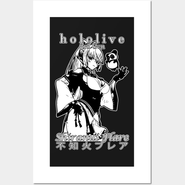 Shiranui Flare 3rd Gen Hololive Wall Art by TonaPlancarte